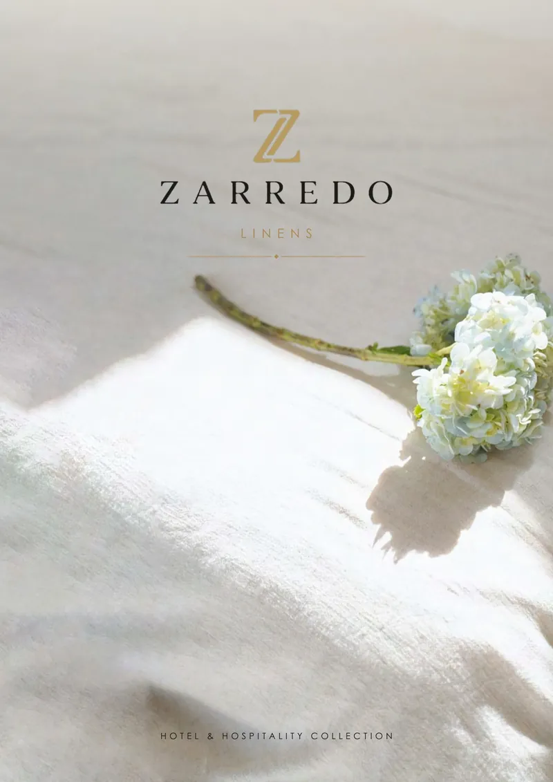 ZARREDO Linens products catalogue cover