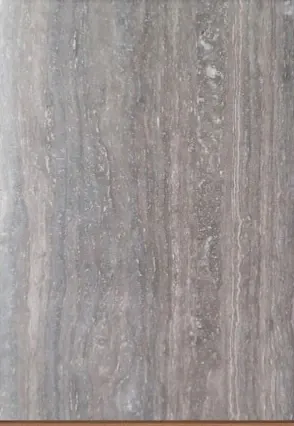 حجر طبيعي: رمادي فضي بقص طولي